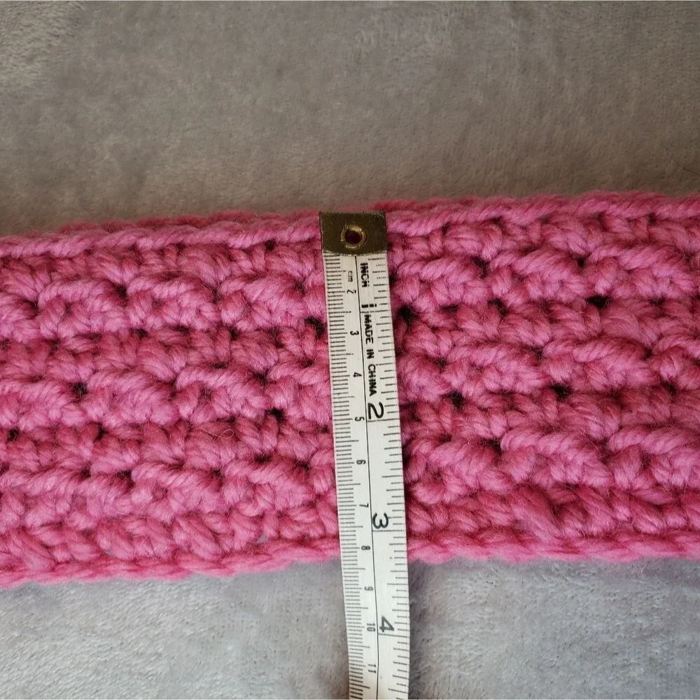 Crochet Headband, Pink, ear warmer